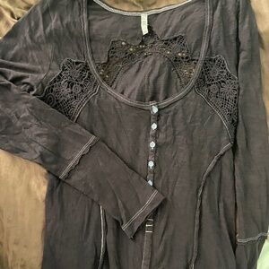 Free people crochet top